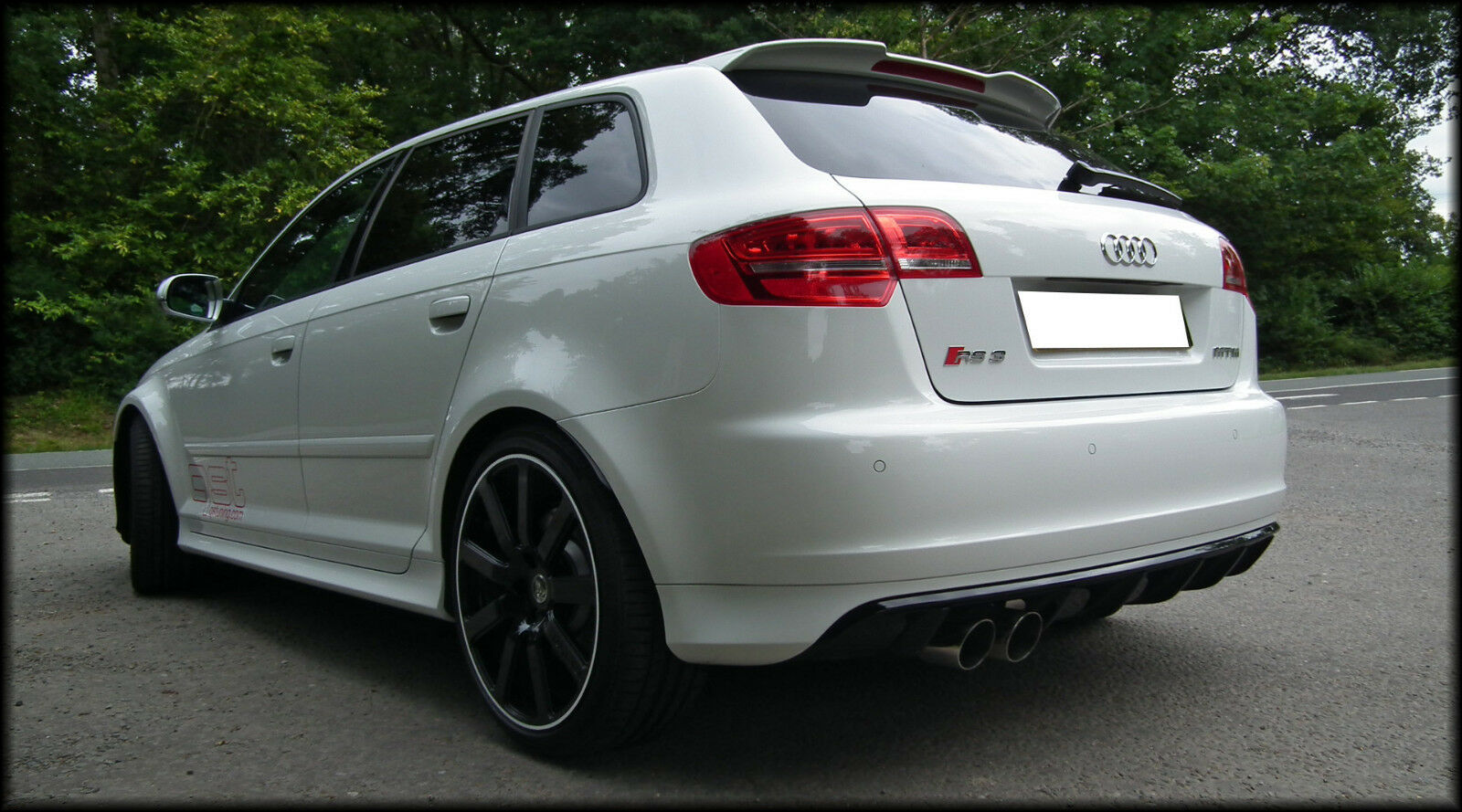 AUDI A3 8P 5D RS3 REAR ROOF WING