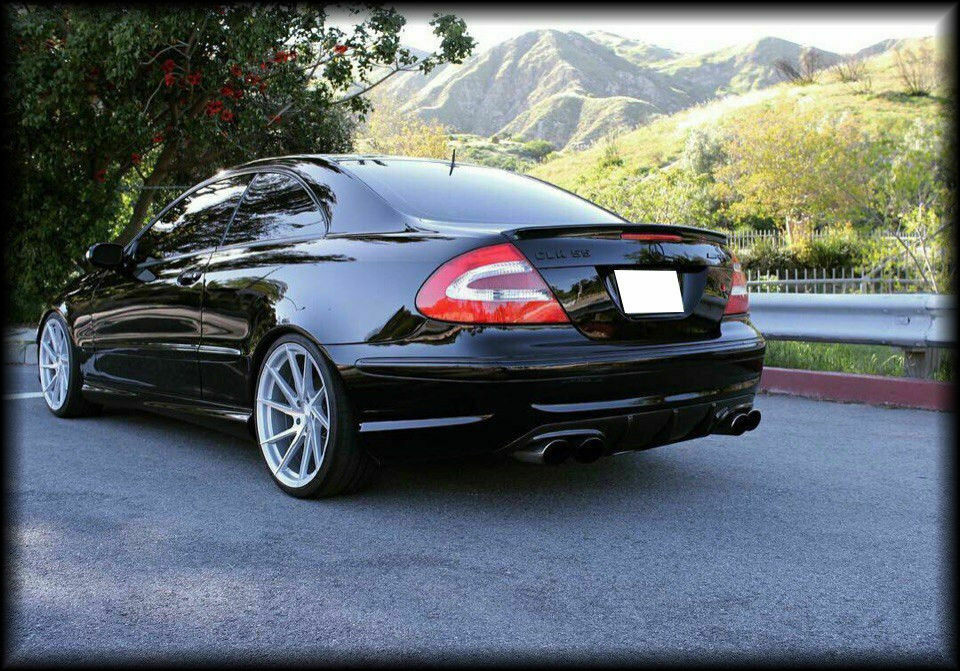 Mercedes Benz CLK W209 Rear trunk spoiler