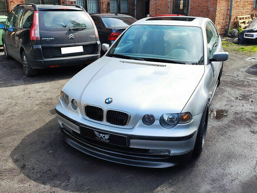 BMW E46 Compact CSL Style Front Lip for Standard Bumper Series