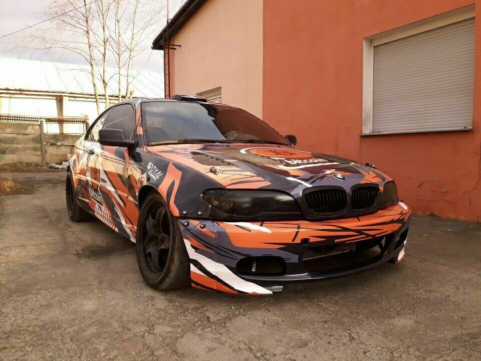 BMW 3 E46 Coupe Car Kit Wide Body. 10 piece body kit