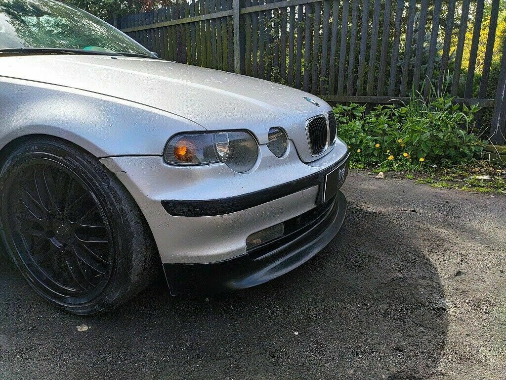 BMW E46 Compact CSL Style Front Lip for Standard Bumper Series