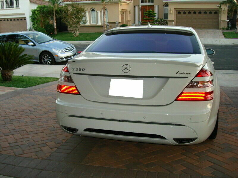 Mercedes Benz S-Class W221 AMG Rear trunk spoiler