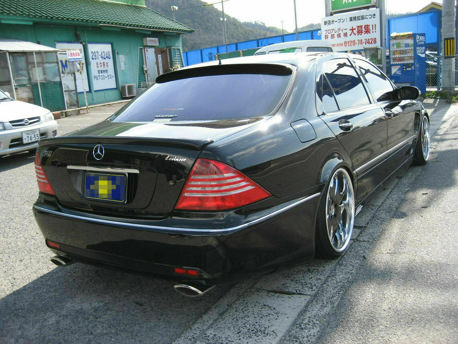 MERCEDES S-CLASS W220 AMG LOOK REAR ROOF SPOILER