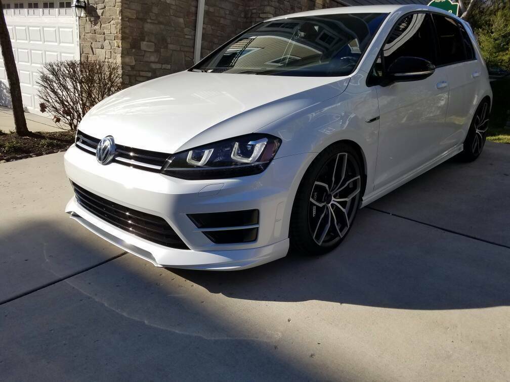 VW Golf 7 MK7 Front bumper splitter lip