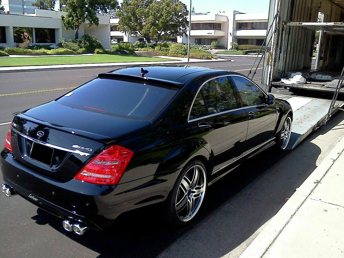 Mercedes Benz S-Class W221 AMG Rear trunk spoiler