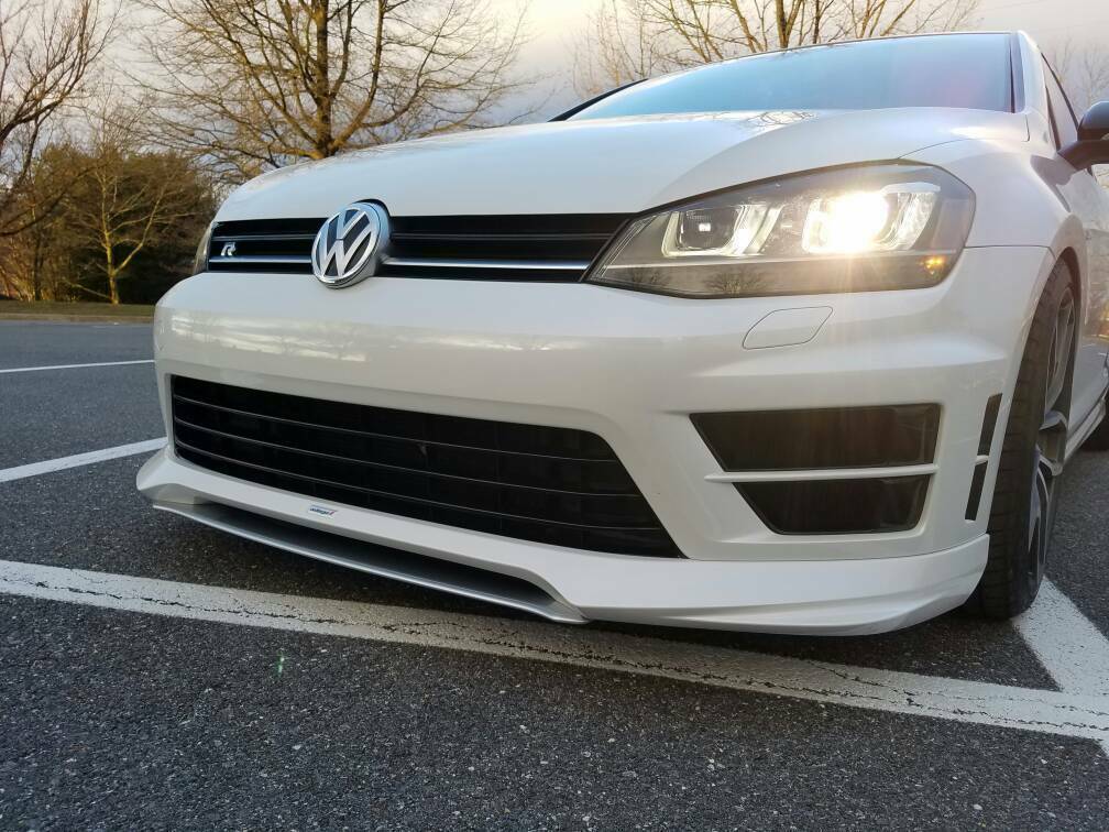 VW Golf 7 MK7 Front bumper splitter lip