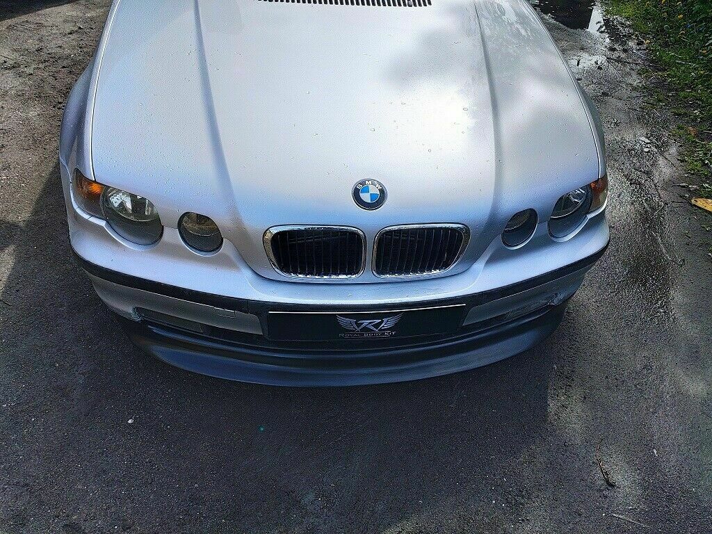 BMW E46 Compact CSL Style Front Lip for Standard Bumper Series