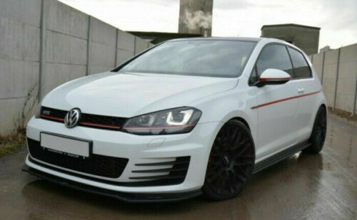 VW Golf 7 MK7 GTI  GTD Front Lip Cup Divider Chin Valance splitter